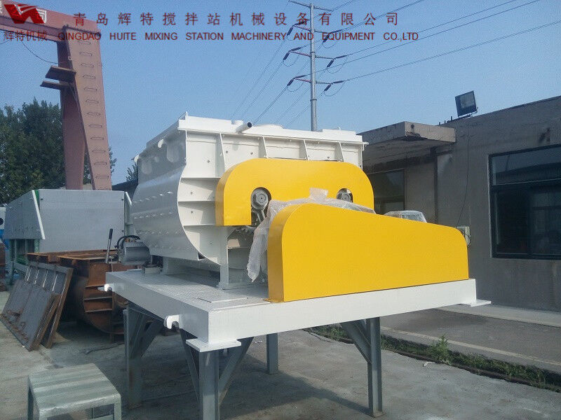 JS750攪拌臂采用偏心式設(shè)計，延長使用壽命，青島輝特機械