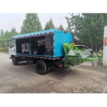  車載式雙噴頭濕噴機(jī)，車載式濕噴臺車，雙噴頭混凝土濕噴臺車