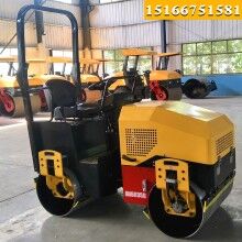 一路順風！座駕式2.5噸全液壓壓路機 雙鋼輪柴油振動碾 溝槽壓實機